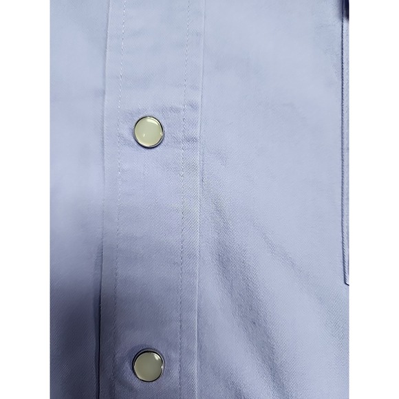 Cody James Western Pearly‎ Snap Button Up Long Sleeve Shirt Xxl Purple - Picture 4 of 10